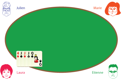 main poker fermé après écart