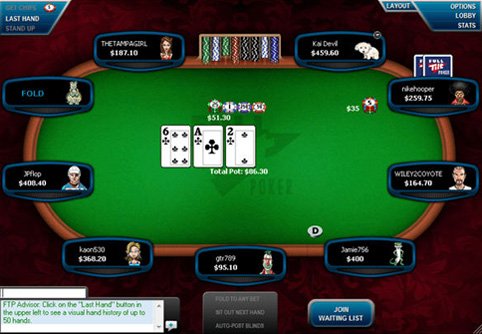 table full tilt poker