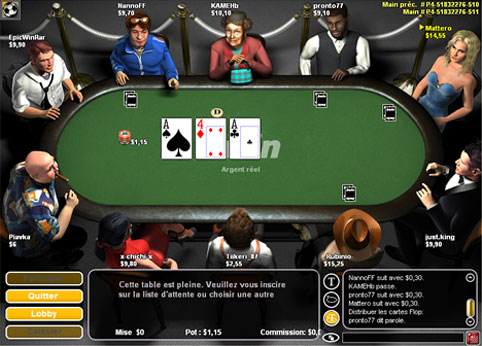 table poker bwin poker room