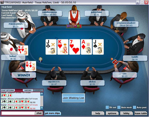 table titan poker